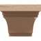 Ekena Millwork 8"W x 16"D x 8"H Wide Pescadero Rough Cedar Woodgrain TimberThane Corbel, Primed Tan CORUR08X16X08PECRCPR - alternate 6